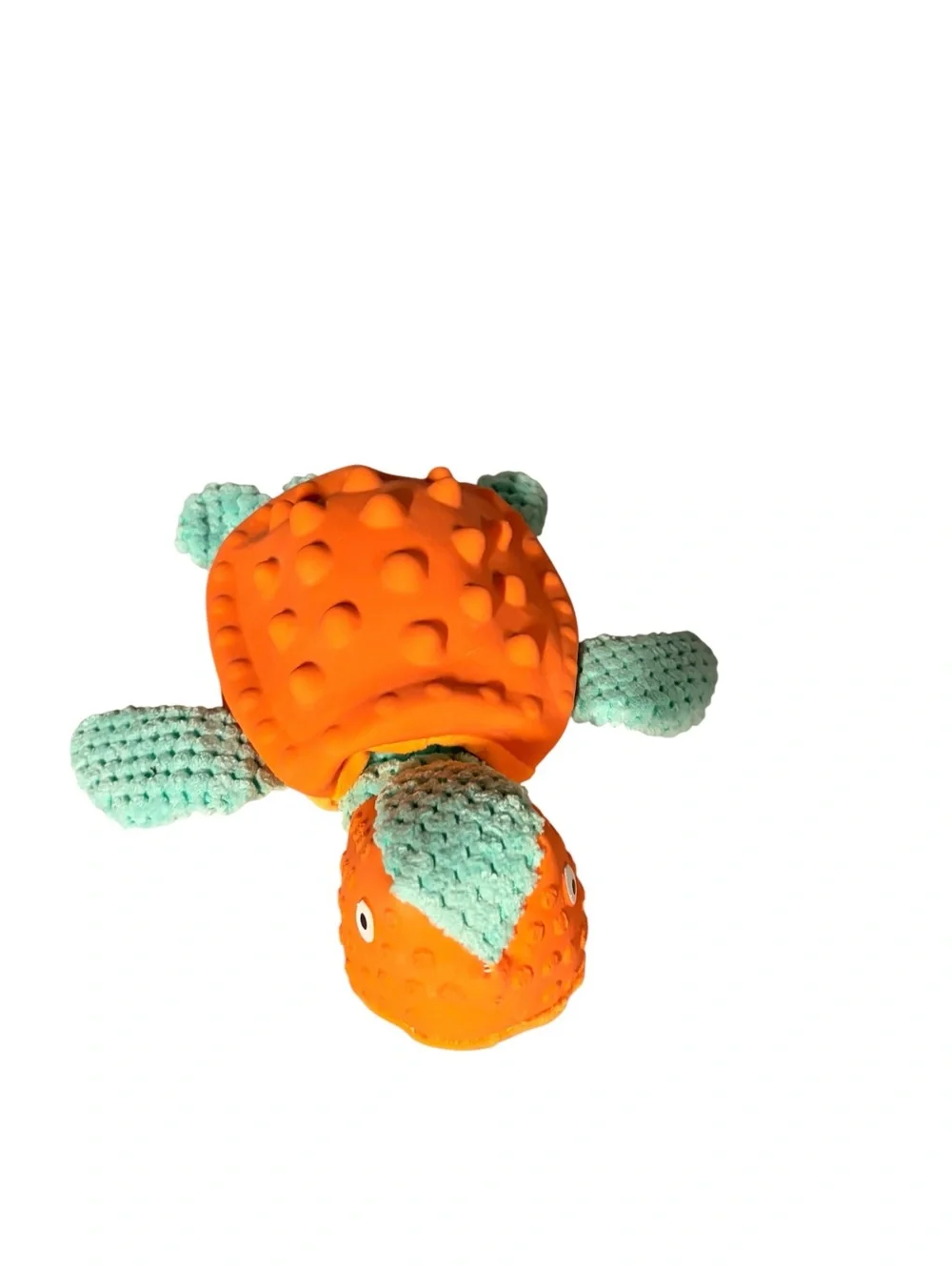 NEW- Orange & Mint Turtle Reptile Chew Toy - Pet Enrichment